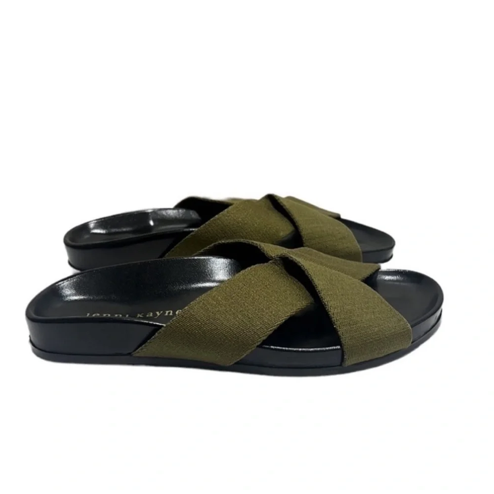 Jenni Kayne Green Crossover Sandals Size EU 36